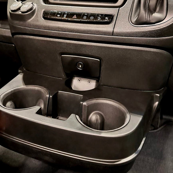 For Peugeot Boxer Black Cupholder Console - Stylish and Practical Upgrade