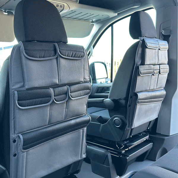For VW Crafter & MAN TGE Captain Seat Back Storage Organizer – Van & Campervan Accessory | Van-X Premium
