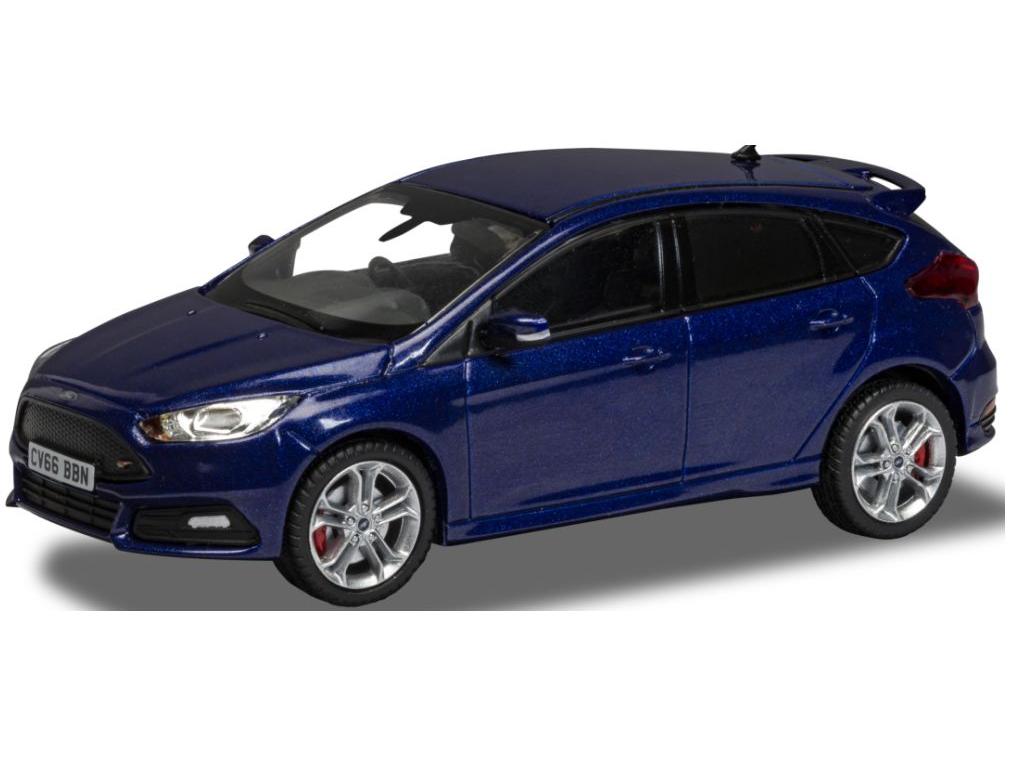 Ford Focus Mk3 ST Deep Impact Blue 1:43 Scale Corgi Vanguards Diecast Model