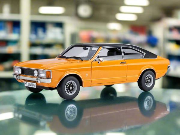Ford Granada Consul Coupe GT 2.3 - Signal Orange/Black Roof 1:18 Scale Touring Modelcars Diecast