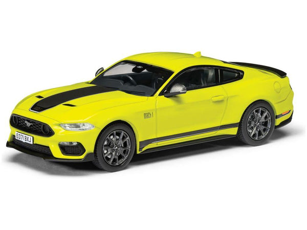 Ford Mustang Mk6 Mach 1 Grabber Yellow 1:43 Scale Corgi Vanguards Diecast Model