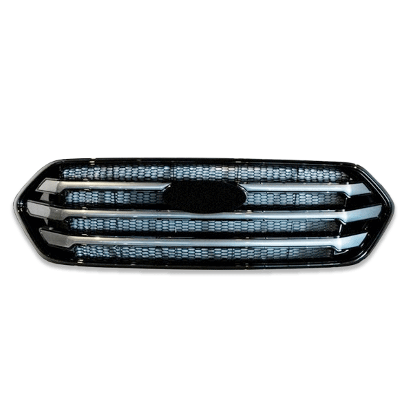 For Ford Transit Custom Front Grille – OEM Style, New Shape, Gloss Black Base – Pre-Painted & Ready to Install