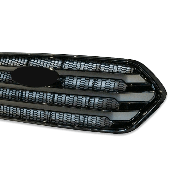 For Ford Transit Custom Front Grille – OEM Style, New Shape, Gloss Black Base – Pre-Painted & Ready to Install