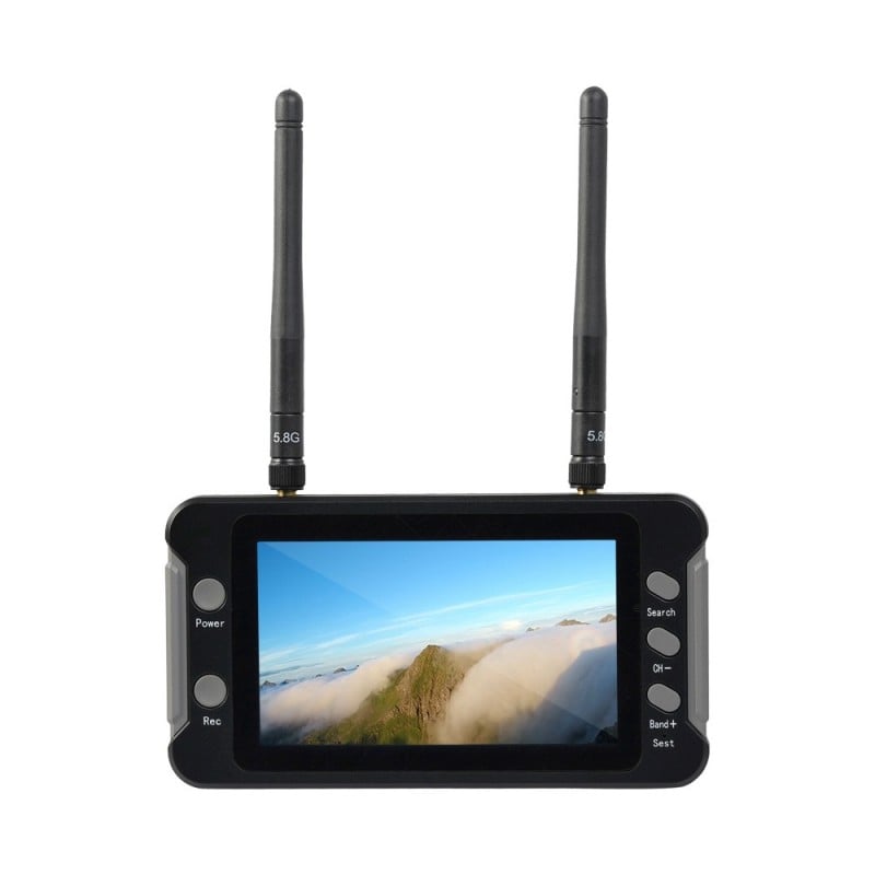 Foxeer 4.3" FPV Monitor 5.8G 40CH Build in DVR Receiver Battery