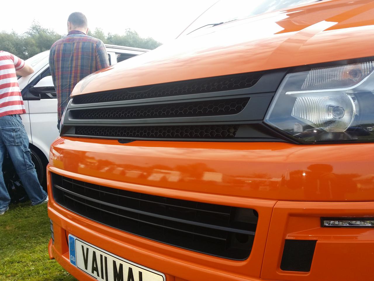 For VW T5.1 Transporter Van Front Styling Matte Package (3pcs) Painted and Ready to Fit