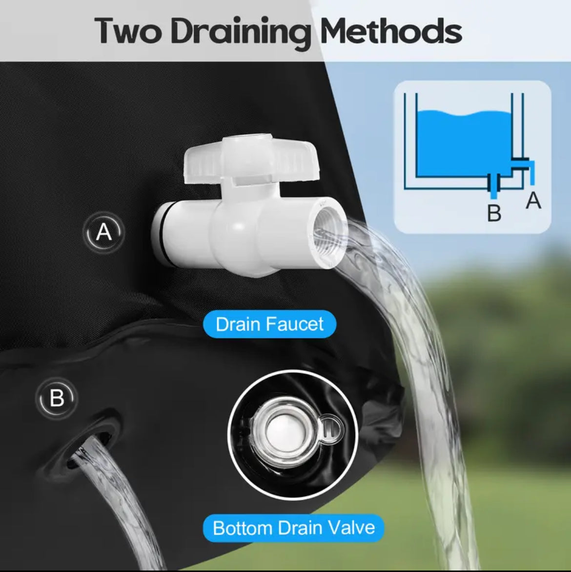 FatStick Recovery Ice Bath | Cold Water Therapy & Recovery Plunge Tub | Round/Oval