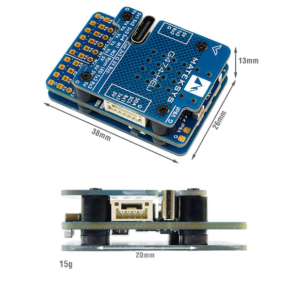 Matek G474-HELI RC Heli Flybarless Flight Controller