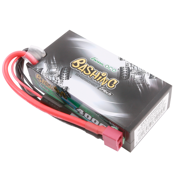 Gens Ace Bashing G-Tech 4000mAh 2S2P 7.4V 60C HardCase Lipo (T-Plug)