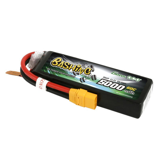 Gens Ace Bashing Series 5000mAh 11.1V 3S1P 60C Lipo Battery Pack XT90