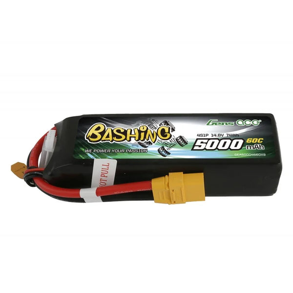 Gens ace G-Tech 5000mAh 14.8V 4S 60C Lipo Battery Pack (XT90)