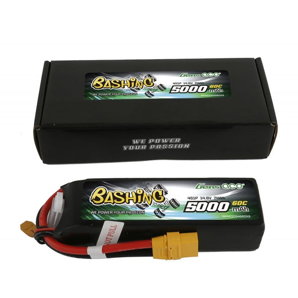 Gens ace G-Tech 5000mAh 14.8V 4S 60C Lipo Battery Pack (XT90)