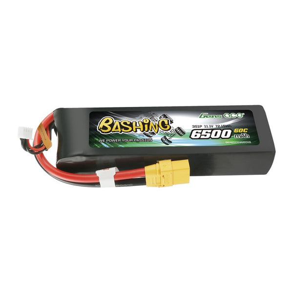 Gens Ace Bashing Series 6500mAh 11.1V 60C 3S1P Lipo Battery Pack XT90