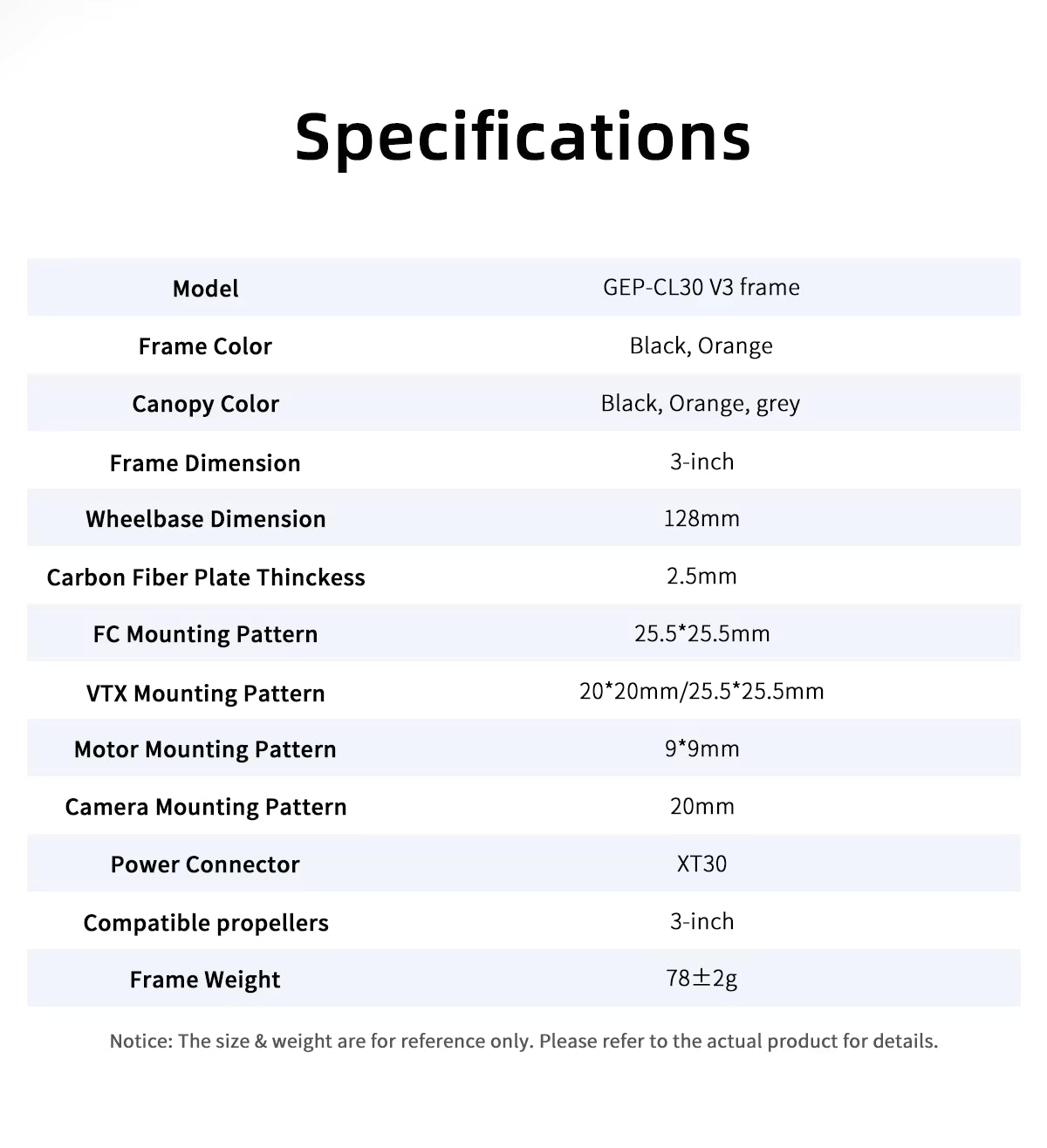 GEPRC GEP-CL30 V3 Frame