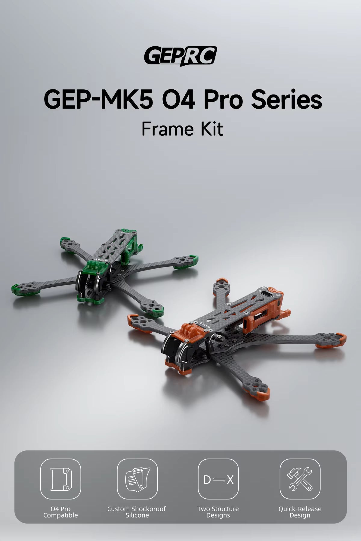 GEPRC GEP-MK5 O4 Pro Wide X Frame