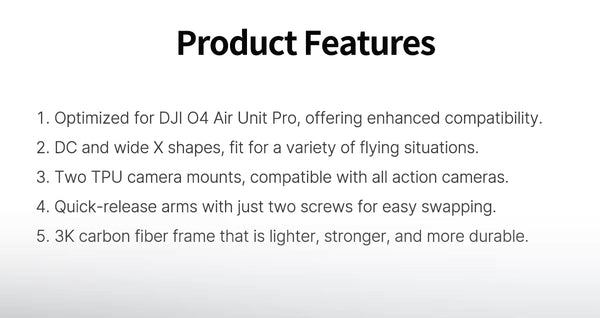 GEPRC GEP-MK5 O4 Pro DC Frame