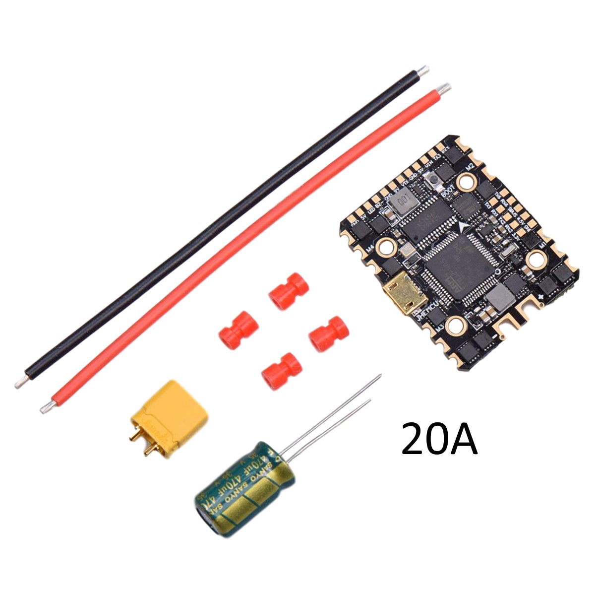 GHF420 AIO Toothpick Flight Controller (20A / 35A, 2-6S)