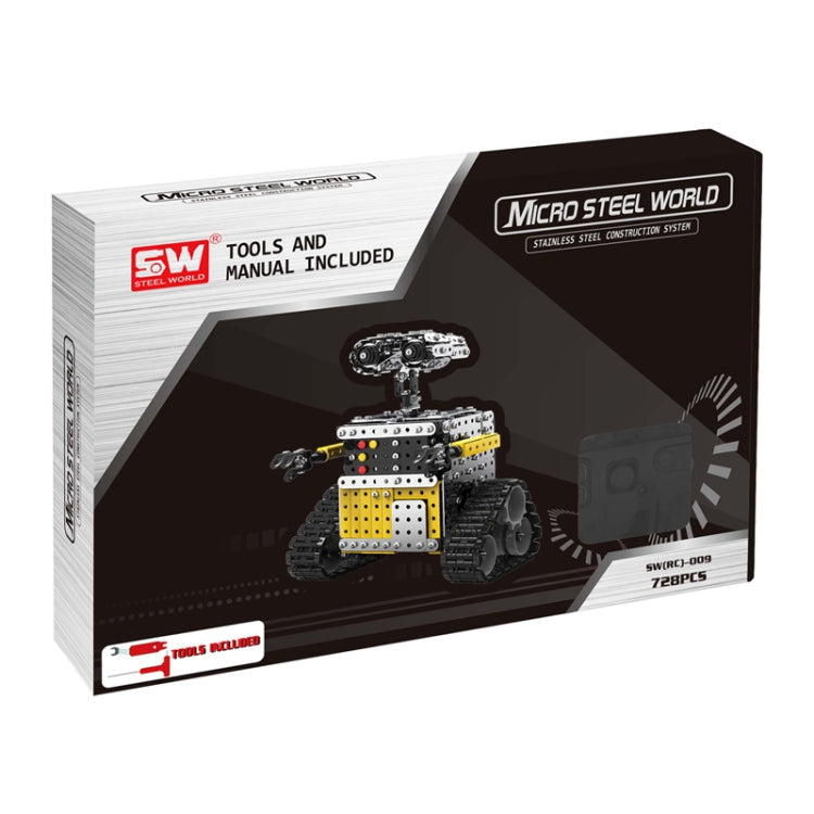 MoFun SW(RC)009 DIY Stainless Steel Assembly Remote Control Robot Interactive Intelligence Toy