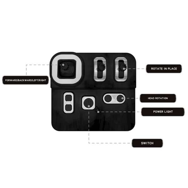 MoFun SW(RC)009 DIY Stainless Steel Assembly Remote Control Robot Interactive Intelligence Toy