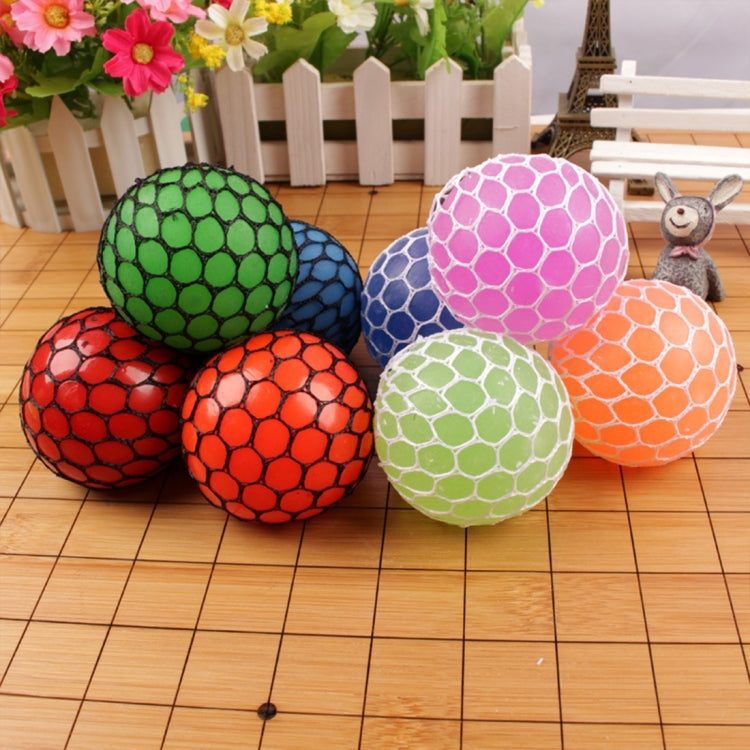 6cm Anti-Stress Face Reliever Grape Ball Extrusion Mood Squeeze Relief Healthy Funny Tricky Vent Toy, 6cm Green, 6cm Blue, 6cm Magenta, 6cm Orange