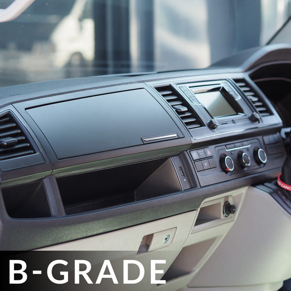 For VW T6 Transporter Glove Box Comfort Dash Conversion Textured (B-Grade) Painted and Ready to Fit