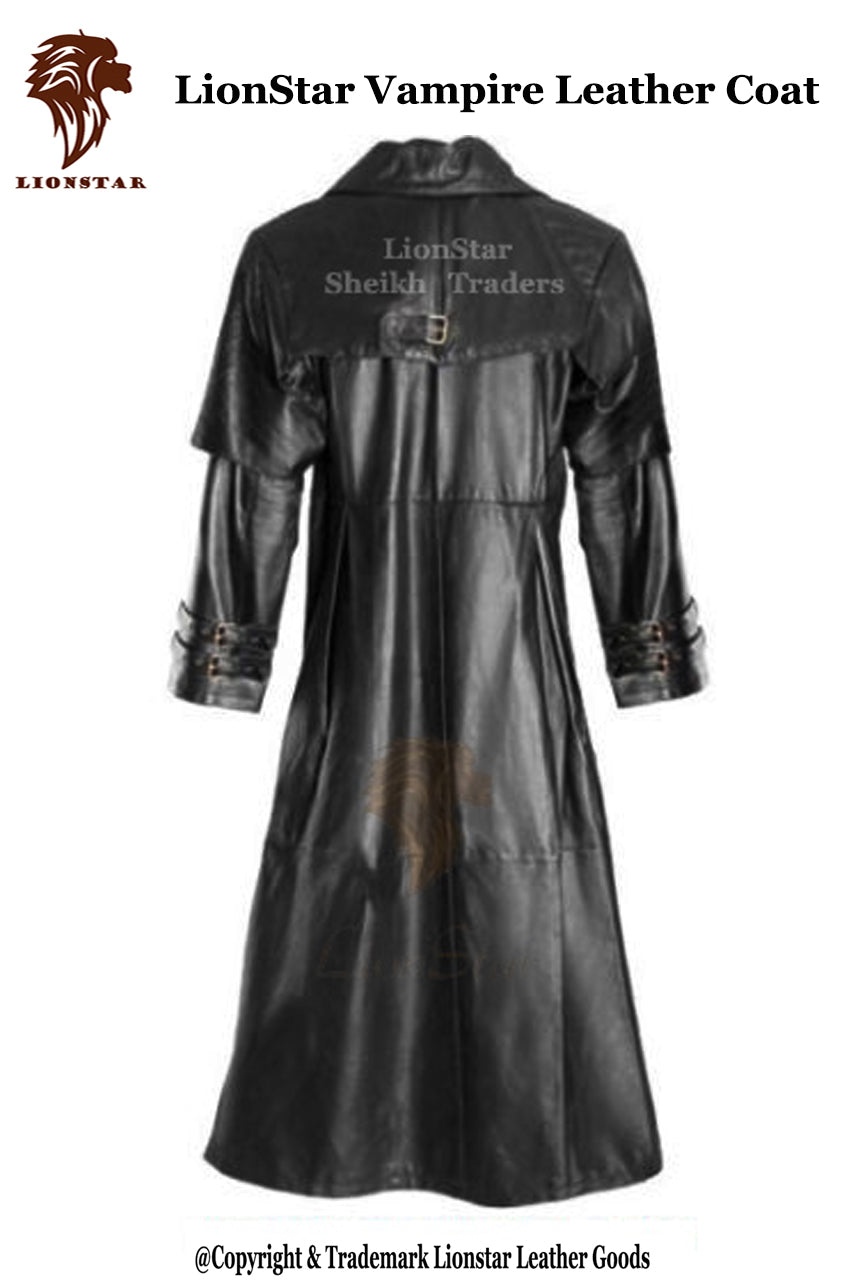 LionStar Vampire Real Leather Vampire Coat