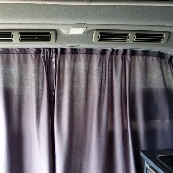 For VW T5 Transporter Cab Divider Curtain Kit with Rail Premium Quality - Van-X