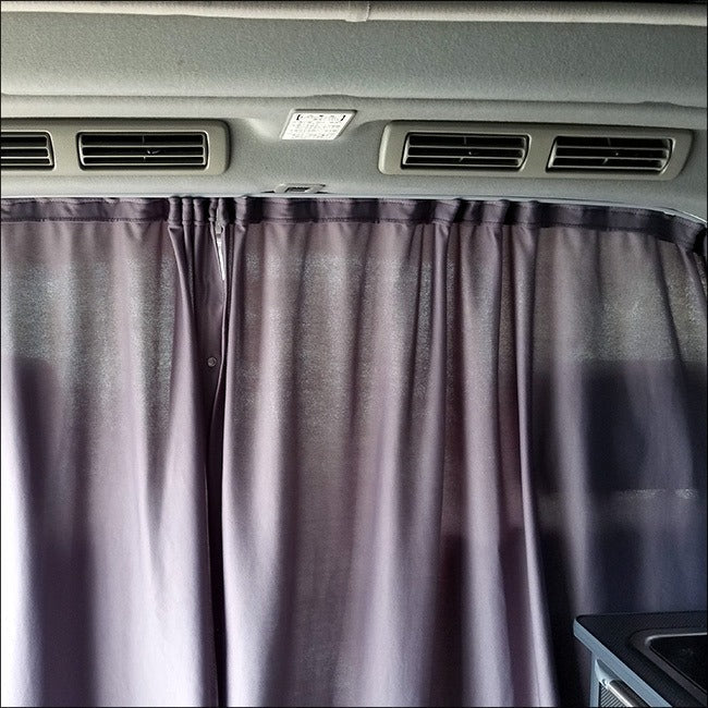 For VW T6,T6.1 Transporter Cab Divider Curtain Kit with Rail Premium Quality - Van-X