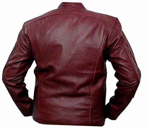 Star Lord Guardians of the Galaxy Red Sheepskin Leather Jacket for Men