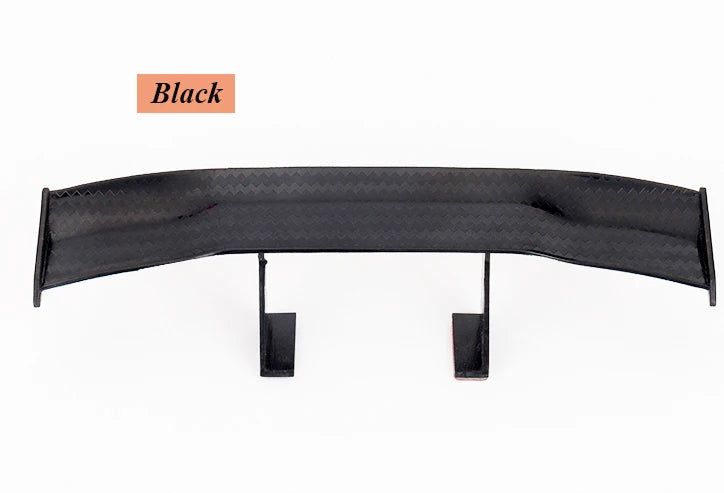 GT Style Carbon Look Car Rear Spoiler Mini Wing Small Model Decoration Auto Accessories Car styling Black Blue Red White Grey