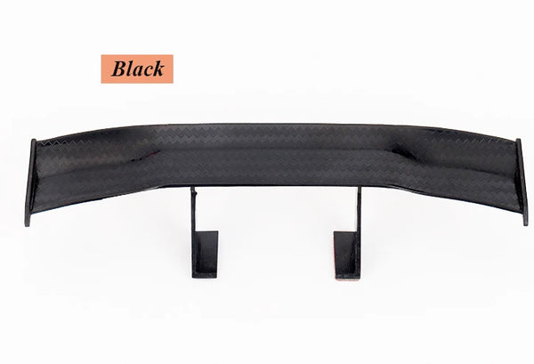GT Style Carbon Look Car Rear Spoiler Mini Wing Small Model Decoration Auto Accessories Car styling Black Blue Red White Grey
