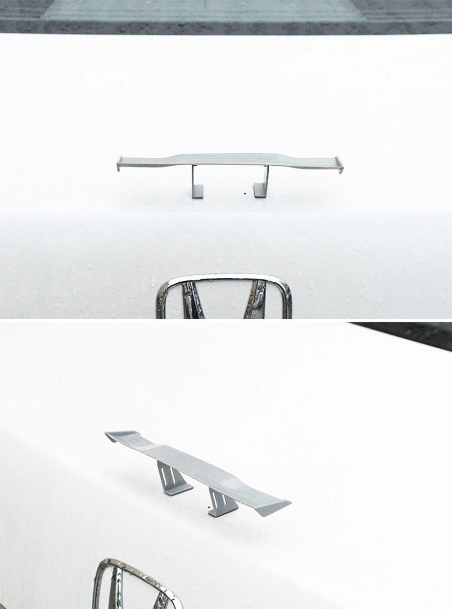 GT Style Carbon Look Car Rear Spoiler Mini Wing Small Model Decoration Auto Accessories Car styling Black Blue Red White Grey