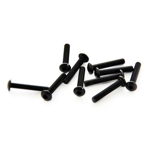 10x M3 Button Head Hex Screw Black (M3 x6, M3 x8, M3 x10, M3 x12, M3 x14, M3 x16, M3 x18)