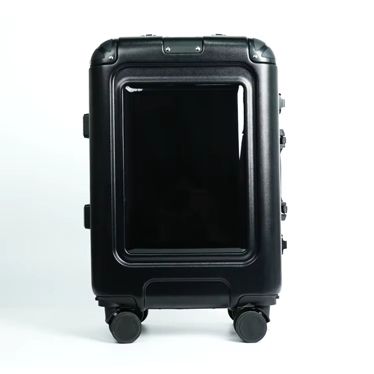 LOY Biosled L5 Smart Led Black Suitcase BT App XL LED Screen Smart Luggage Hand Luggage Hard Case