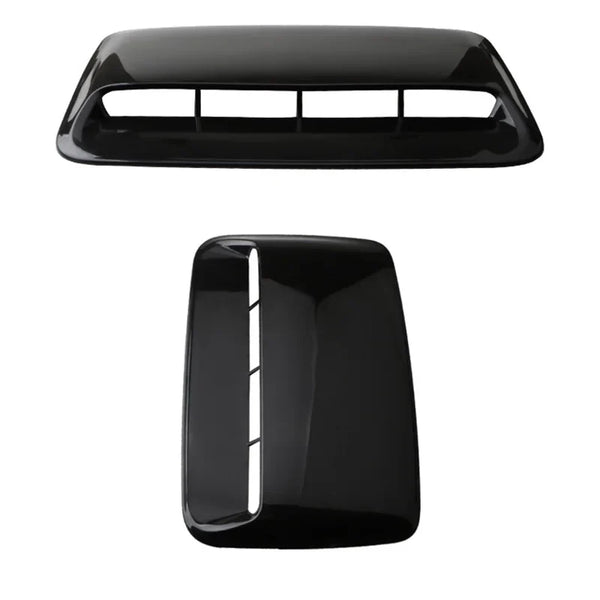 40cm Universal Car Air Flow Decorative Intake Hood Scoop Bonnet Vent Sticker Cover Hood Geared to fit any FLAT Hood Vehicle