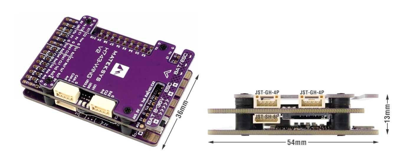 Matek H743 Wing V3 Ardupilot Flight Controller