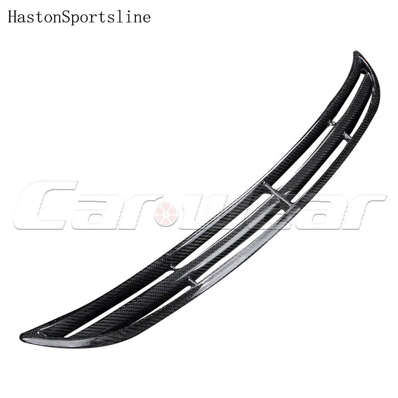 For 911 GT3 Carbon Fiber Front Hood Center Grille Grill For 911 GT3 997 GT-3 2005 2006 2007 2008 2009 2010