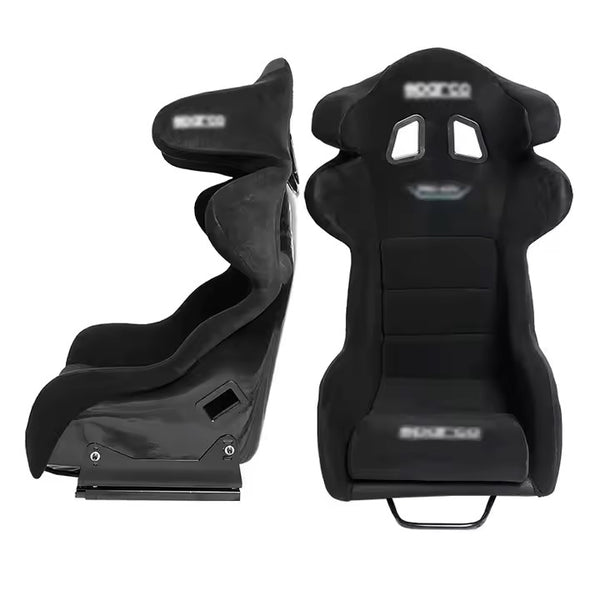 EDDYSTAR RECARO Style SINGLE (x1) Car Sports Bucket Seat Racing Seat Universal Fixed Position Fiberglass Simulator / Car / Vehicle / 4x4 / Van