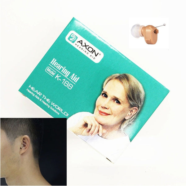 AXON K-188 Mini In Ear Sound Amplifier Adjustable Tone Hearing Aid
