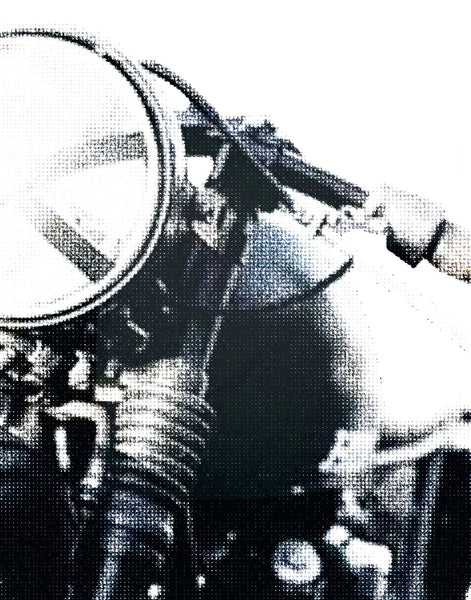 Hotfuel Cafe Racer Print Sweatshirt