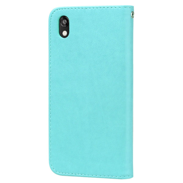 Rose Embossed Horizontal Flip PU Leather Case for Huawei Honor 8S / Y5 (2019), with Holder & Card Slots & Wallet