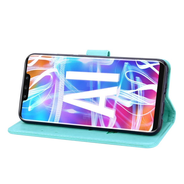 Rose Embossed Horizontal Flip PU Leather Case for Huawei Mate 20 Lite, with Holder & Card Slots & Wallet