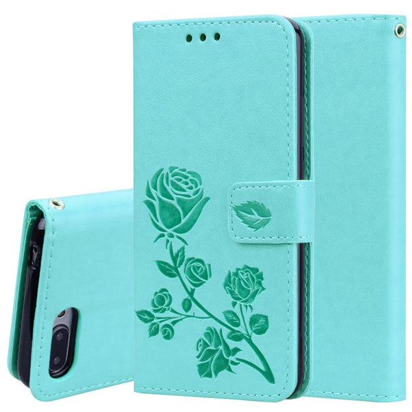 Rose Embossed Horizontal Flip PU Leather Case for Huawei Honor 10 Lite, with Holder & Card Slots & Wallet