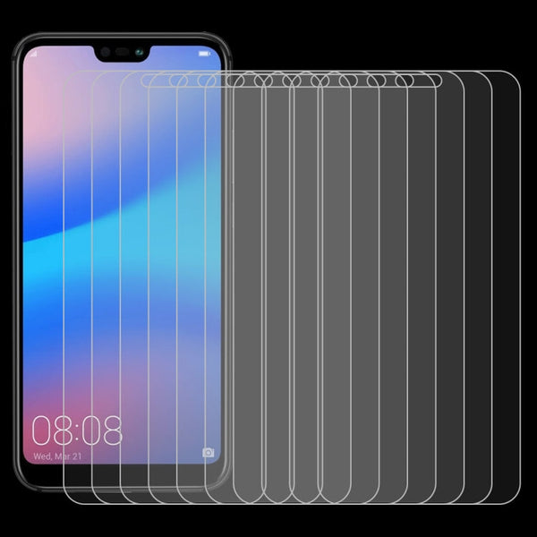 100 PCS for Huawei P20 Lite 0.26mm 9H Surface Hardness 2.5D Explosion-proof Tempered Glass Screen Film