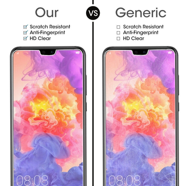 100 PCS for Huawei P20 Pro 0.26mm 9H Surface Hardness 2.5D Explosion-proof Tempered Glass Screen Film