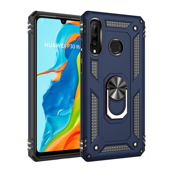 Armor Shockproof TPU + PC Protective Case for Huawei P30 Lite, with 360 Degree Rotation Holder