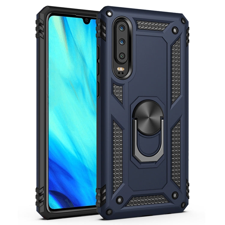 Armor Shockproof TPU + PC Protective Case for Huawei P30, with 360 Degree Rotation Holder
