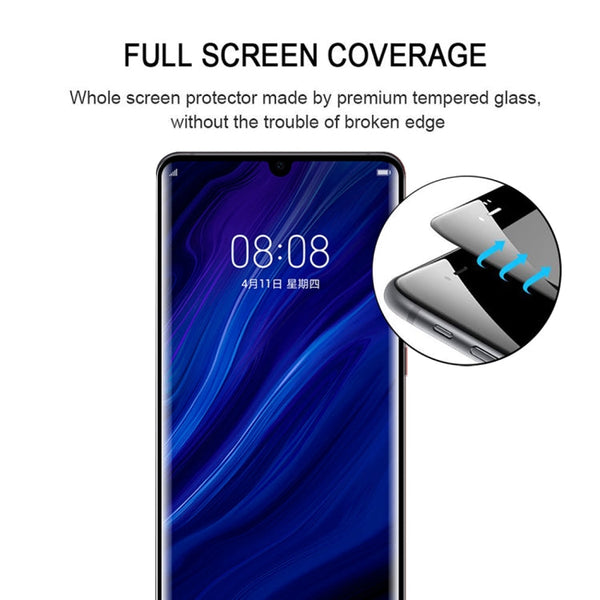 Edge Glue 3D Full Screen Tempered Glass Film for Huawei P30 Pro
