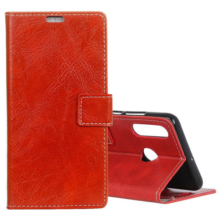 Retro Crazy Horse Texture Horizontal Flip Leather Case for Huawei P30 Lite, with Wallet & Holder & Card Slots & Photo Frame