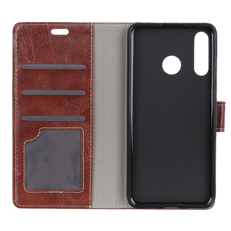 Retro Crazy Horse Texture Horizontal Flip Leather Case for Huawei P30 Lite, with Wallet & Holder & Card Slots & Photo Frame