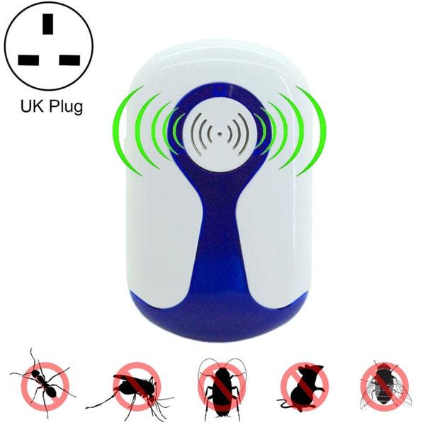 3W Electronic Ultrasonic Anti Mosquito Rat Insect Pest Repeller with Light, US Plug, AC 90-240V
